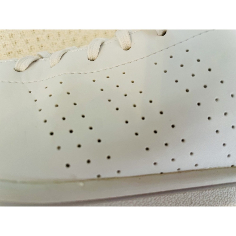 Adidas Advantage Womens Sneakers White Pink Low Top Tennis Shoes Size 8.5 - Picture 9 of 12